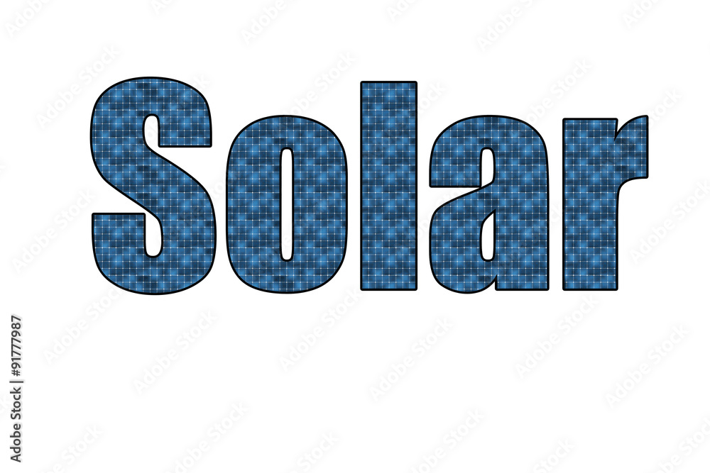 Solar power energy idea concept background design Solar power energy idea concept background design