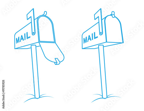 Mailbox outline
