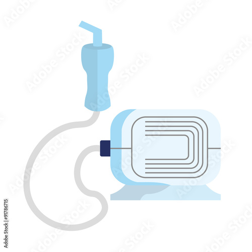 A nebulizer  from asthma and respiratory diseases in vector