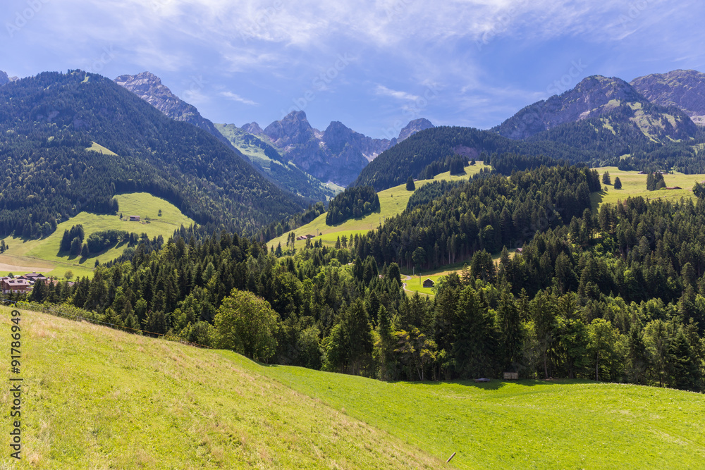 View on the Alps, Switzerland View on the Alps, Switzerland