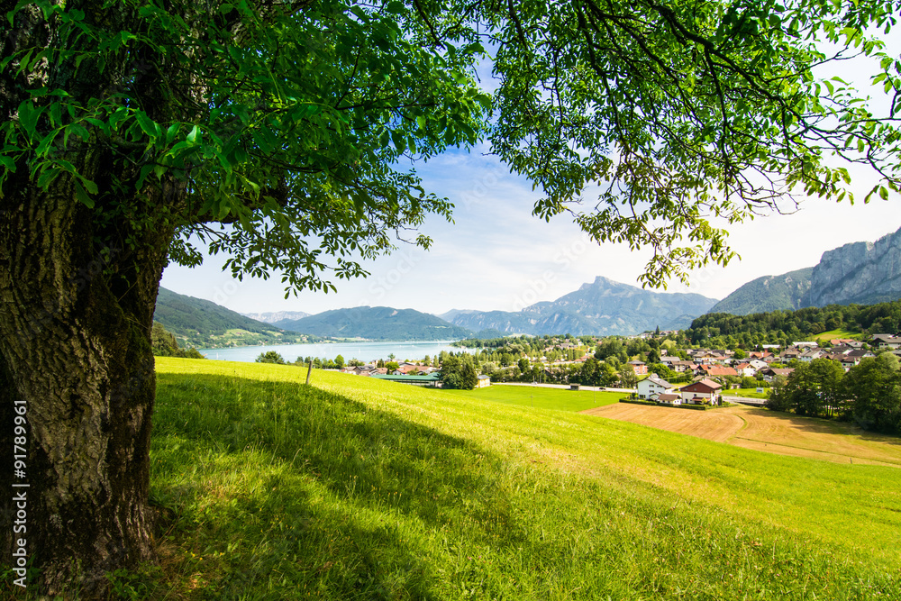 Obraz premium Mondsee Oberösterreich