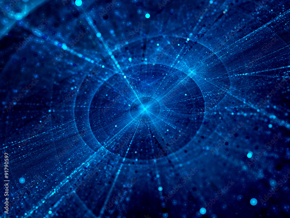 Naklejka premium Interstellar centers in space