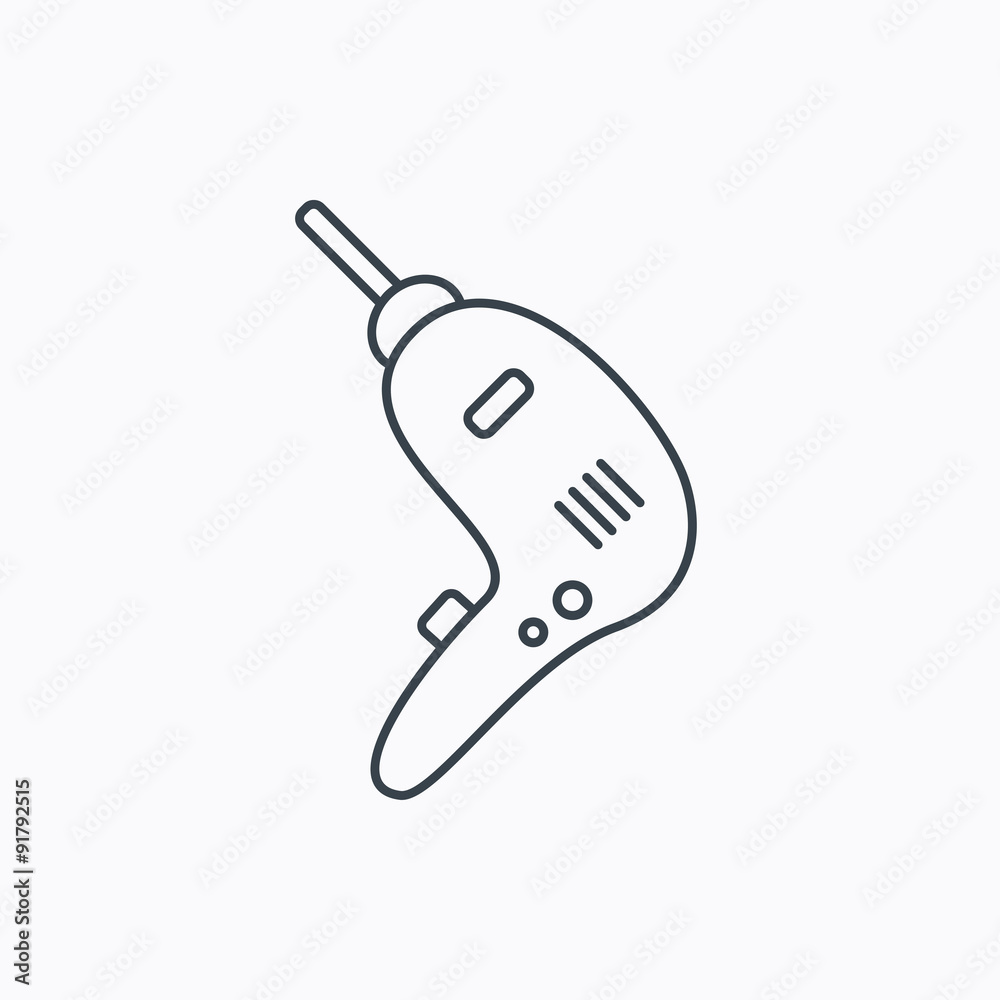 Drill tool icon. Electric jack-hammer sign. Drill tool icon. Electric jack-hammer sign.