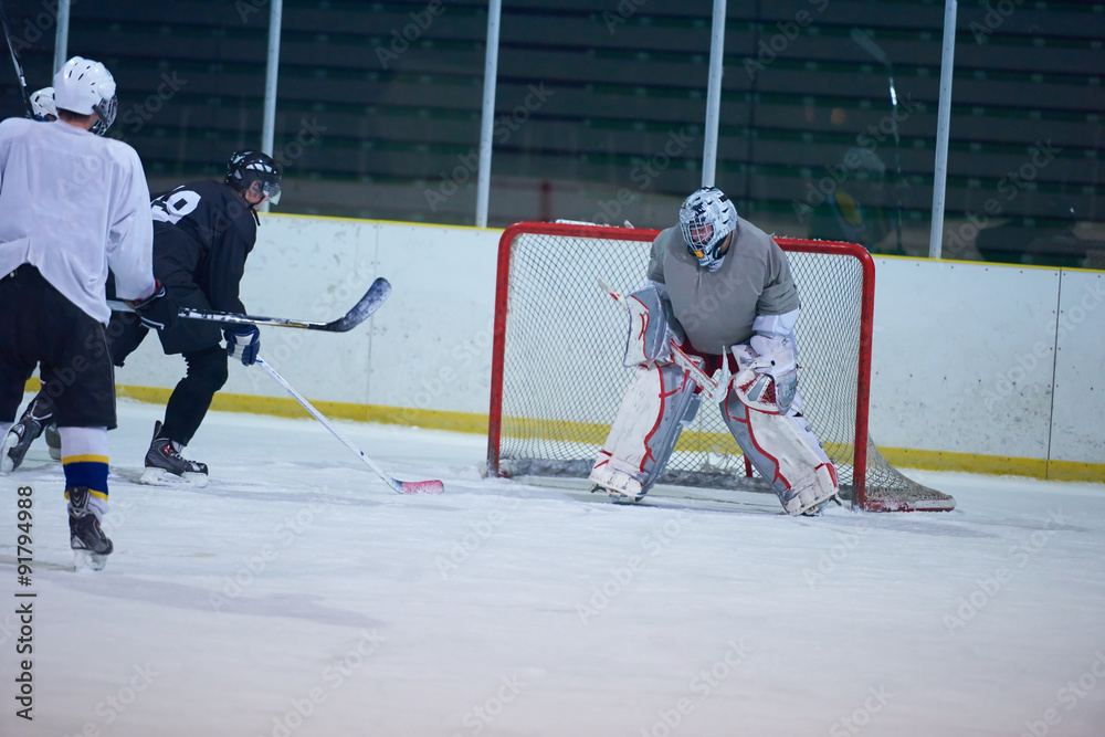 Fototapeta premium ice hockey goalkeeper