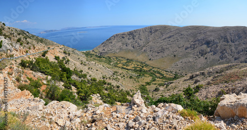 Fototapeta Naklejka Na Ścianę i Meble -  Croatia, Stara Baska beach