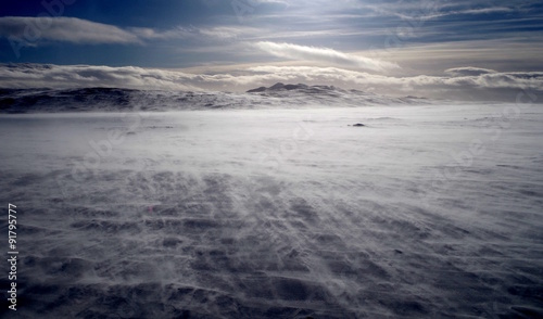 Blauer Himmel über Island zur Winterzeit © thommes17