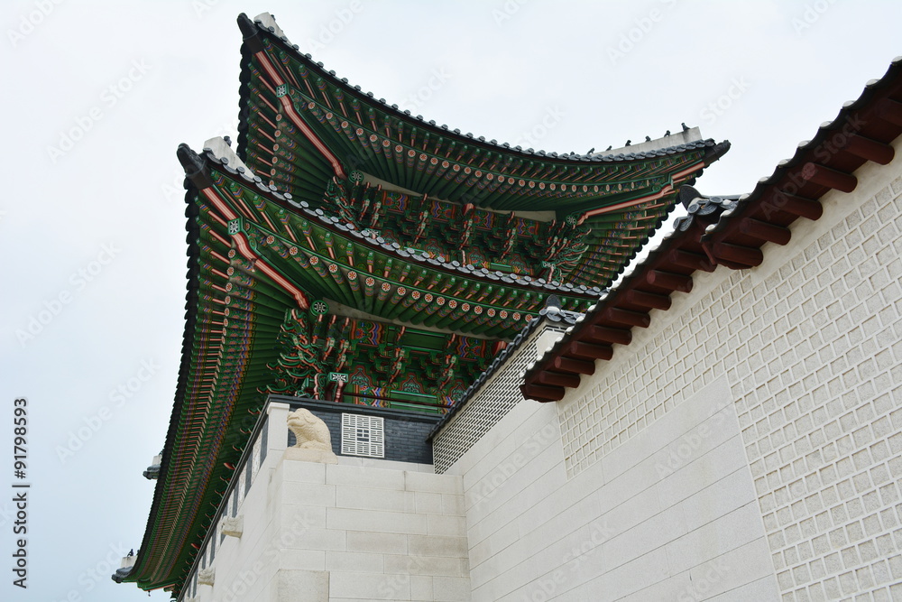 Obraz premium gyongbokgung the largest palace in korea