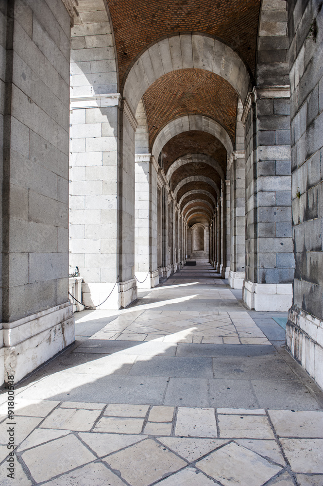 Obraz premium Palazzo reale, Madrid, Spagna