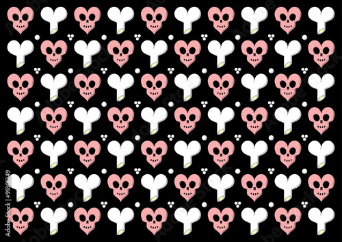 Emo gothic valentine wrapper