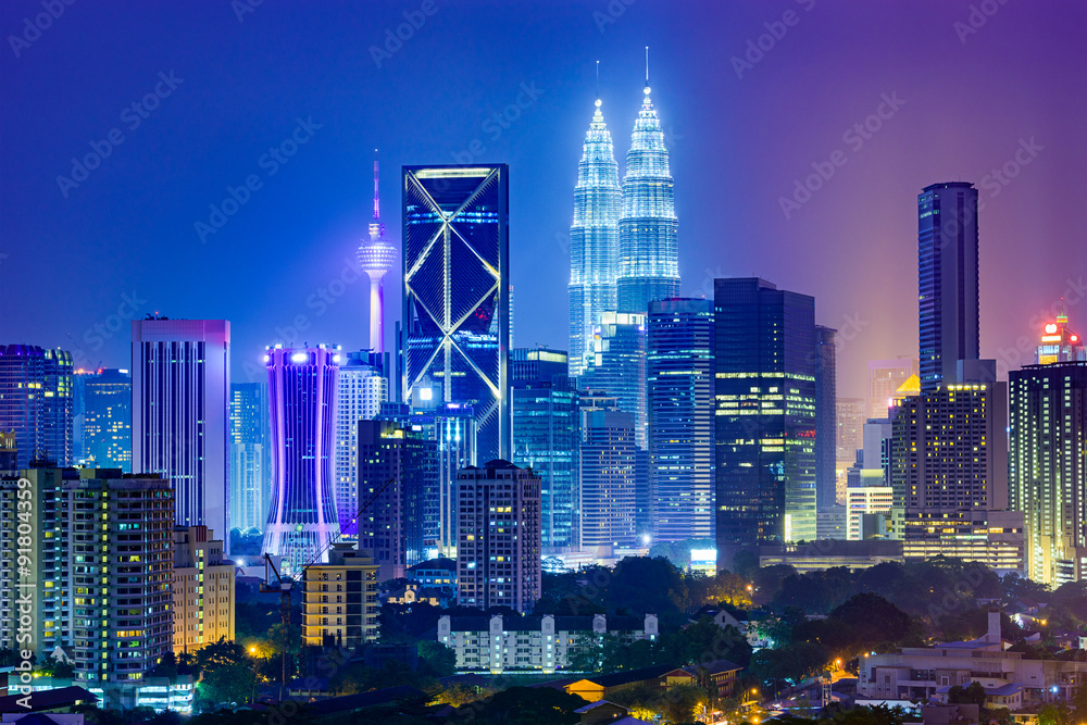 Obraz premium Skyline Kuala Lumpur