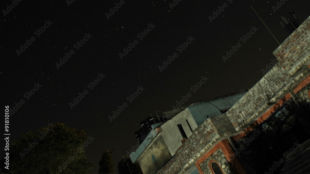 Stars at night over Pokhara Stars at night over Pokhara