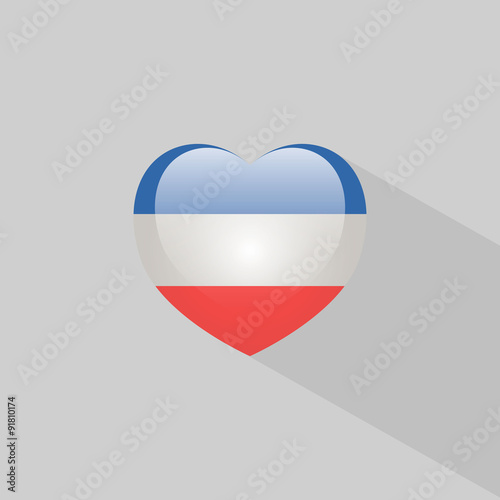 Love Serbia symbol with shadow Free Download Love Serbia symbol with shadow - GFXLoad