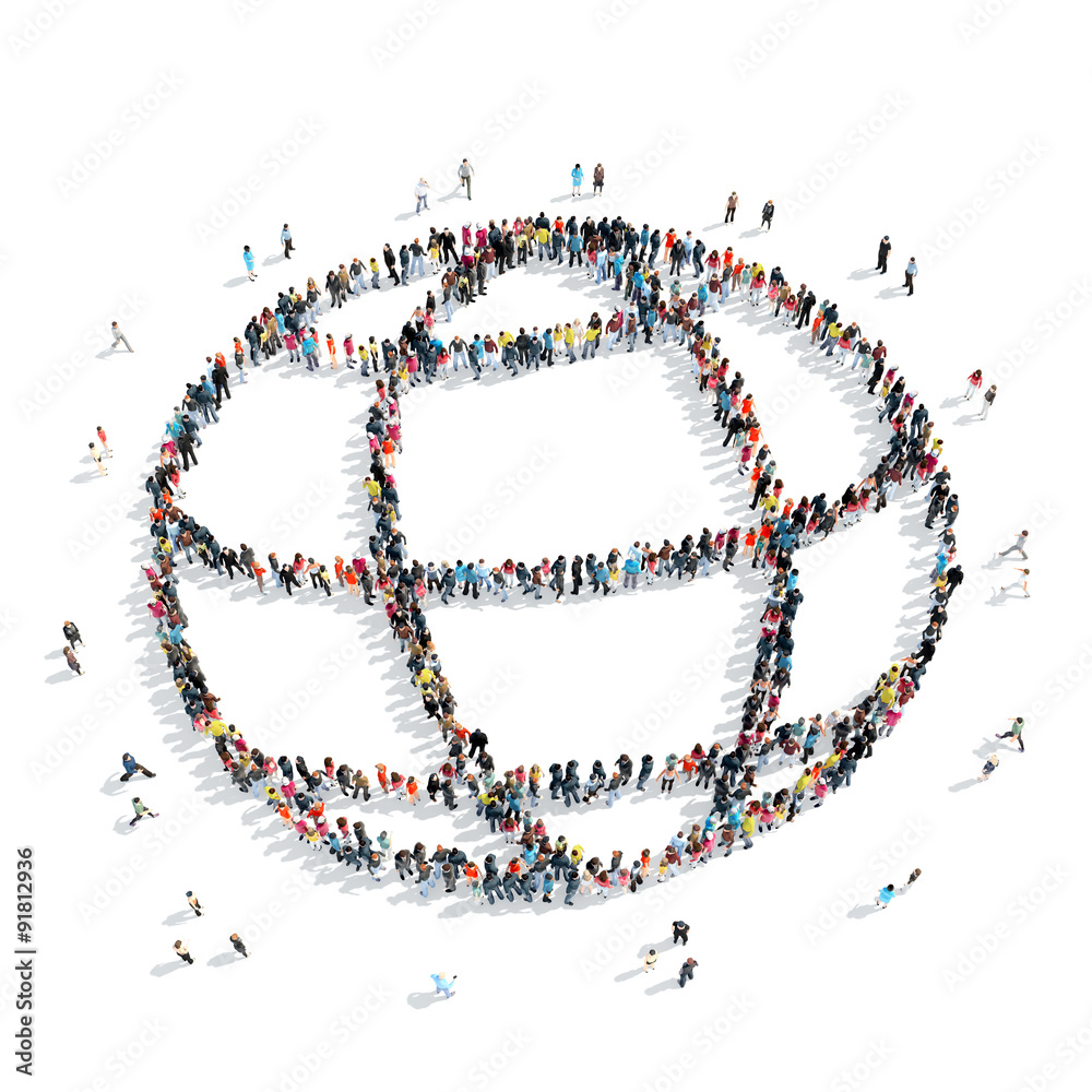  group  people shape  globe