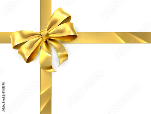 Gold Bow Gift