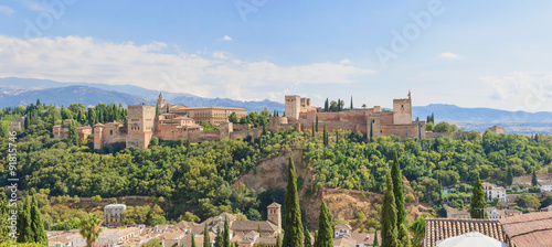 Alhambra panorama photo