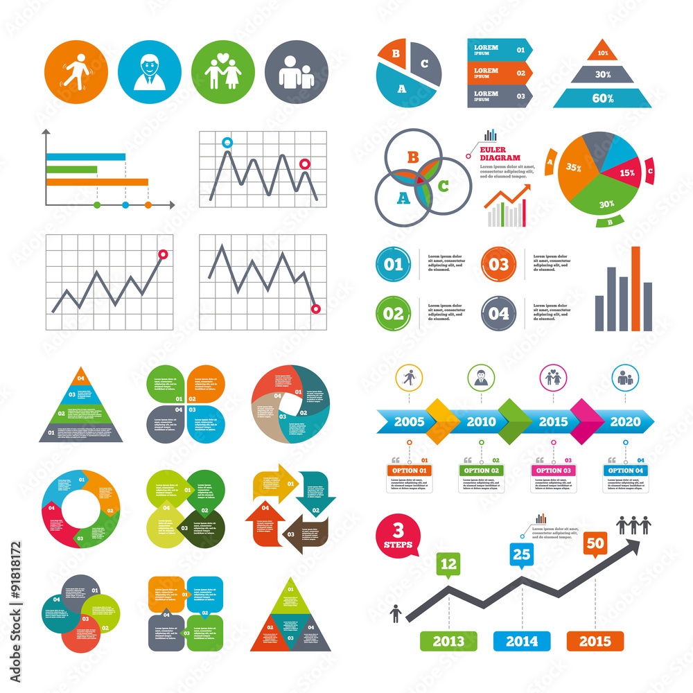 Businessman person icon. Group of people symbol. Businessman person icon. Group of people symbol.