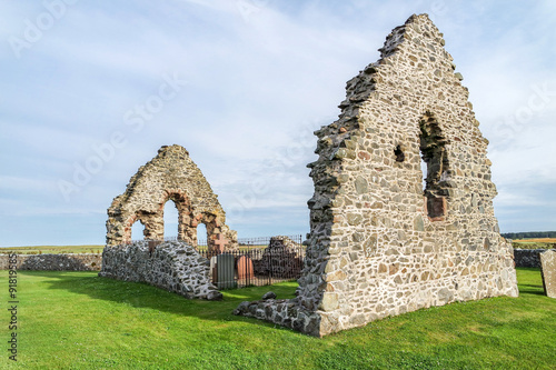 Historic church ruin photo