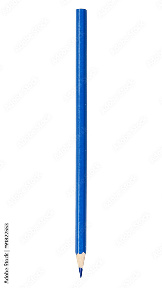 colored pencil isolated on a white background colored pencil isolated on a white background