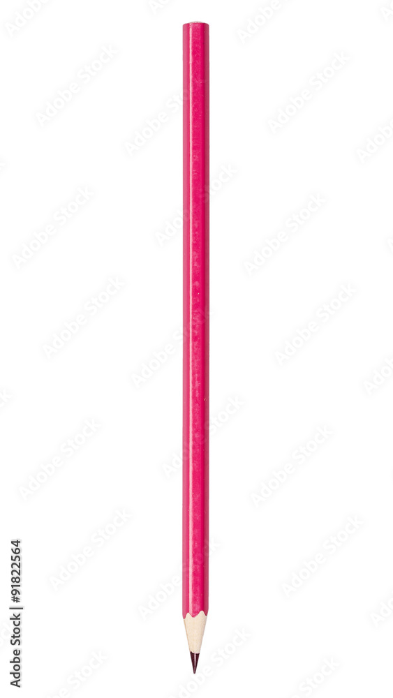 colored pencil isolated on a white background colored pencil isolated on a white background