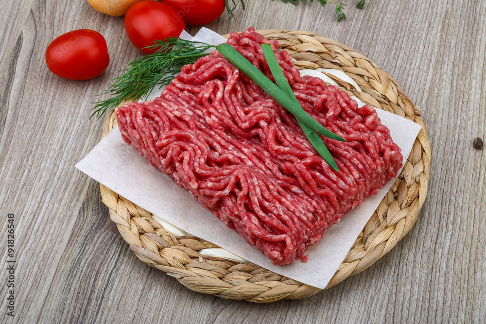 Raw minced meat Raw minced meat