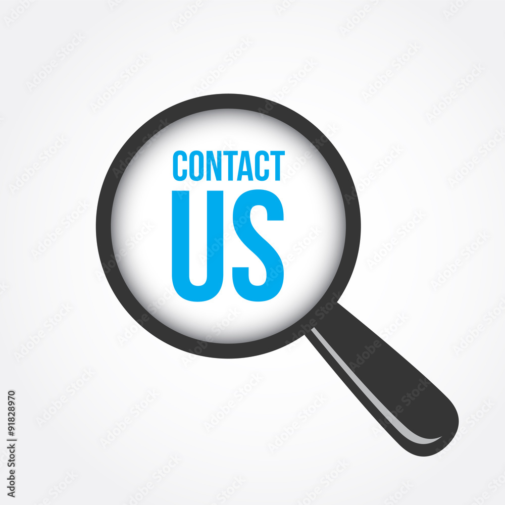 Contact Us Magnifying Glass Contact Us Magnifying Glass