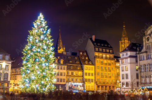 Christmas tree in Strasbourg, "Capital of Christmas". 2014 - Als