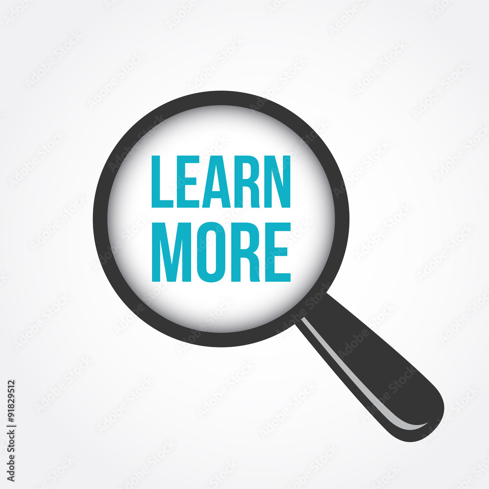 Learn More Magnifying Glass Learn More Magnifying Glass