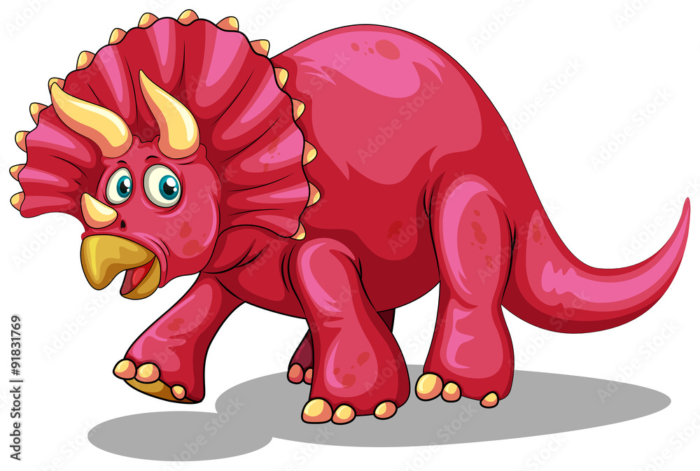 Fototapeta premium Rubeosaurus with sharp horns