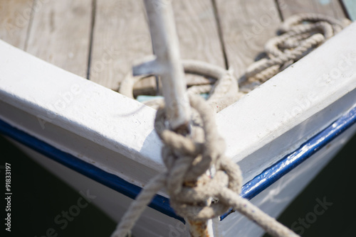 Part of old fishermans boat