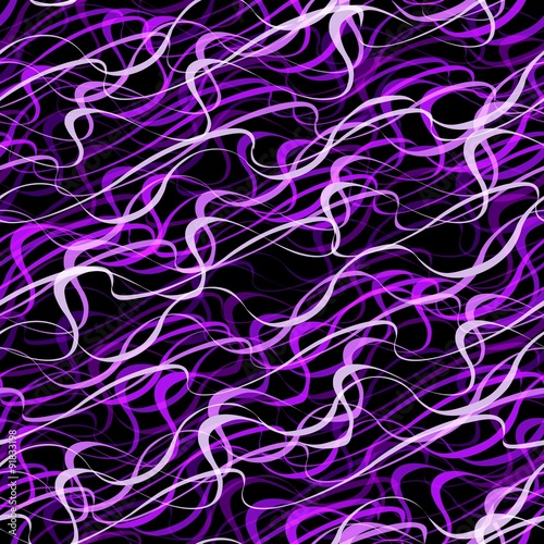 Seamless texture with horizontal waves. Vector background.
