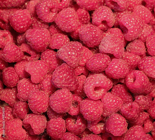 raspberries, background