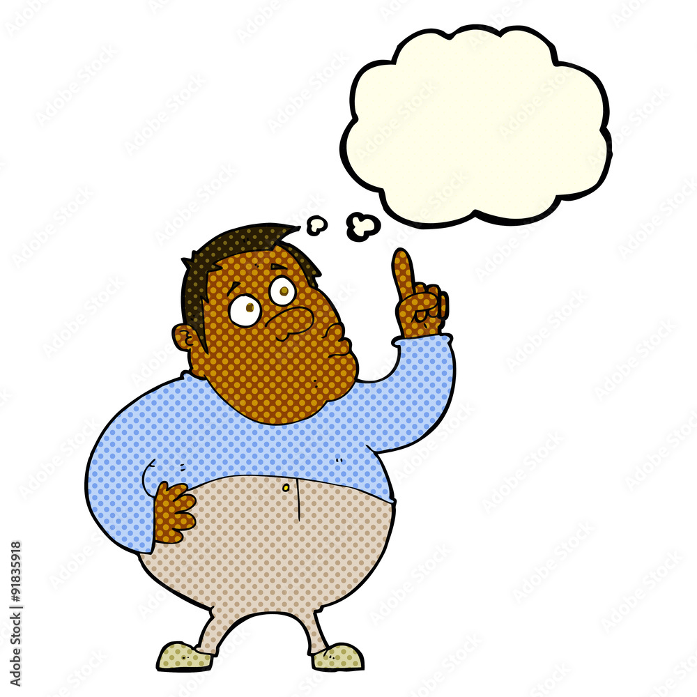 cartoon man asking question with thought bubble cartoon man asking question with thought bubble