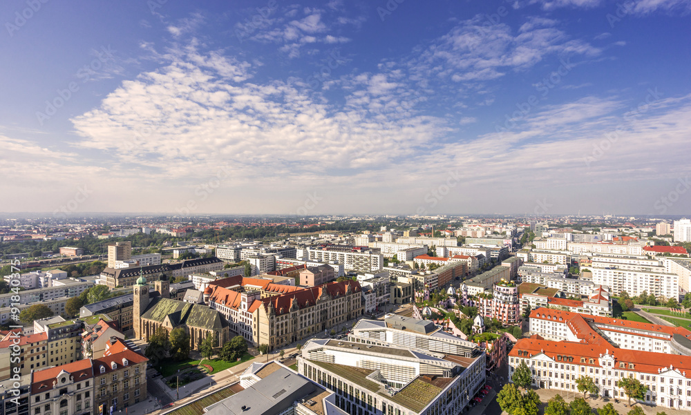 Naklejka premium Sicht über Magdeburg