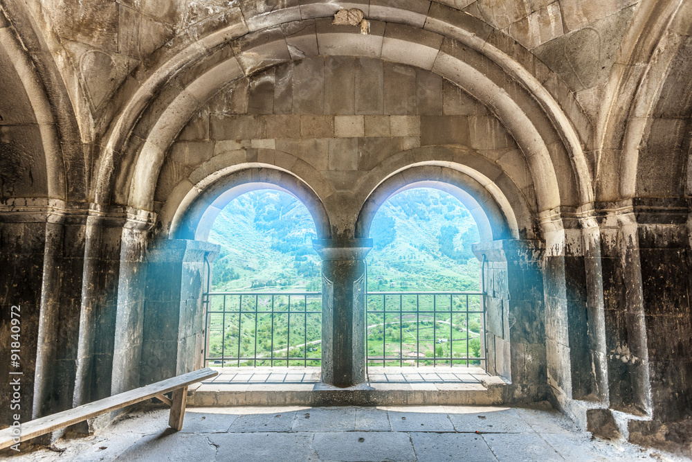 Naklejka premium Medieval Georgian building