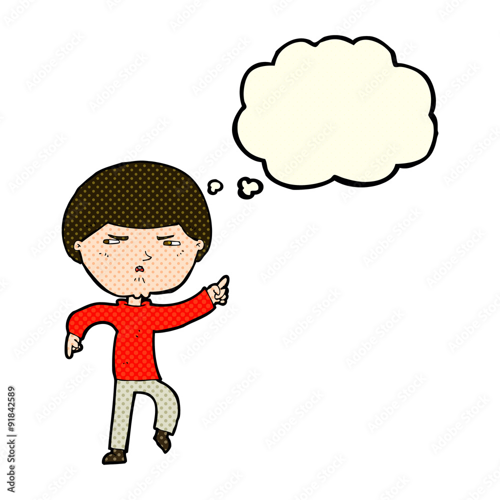 cartoon annoyed man with thought bubble cartoon annoyed man with thought bubble