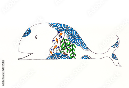 happy whale