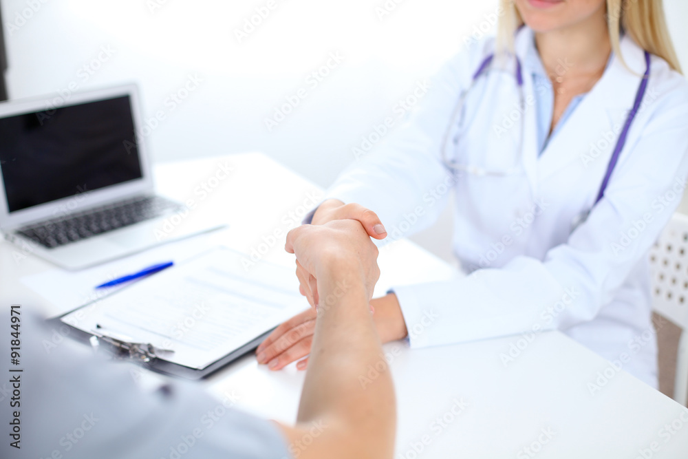 Partnership, trust and medical ethics concept Partnership, trust and medical ethics concept
