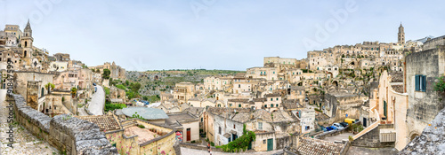Ancient town of Matera, Basilicata, Italy photo