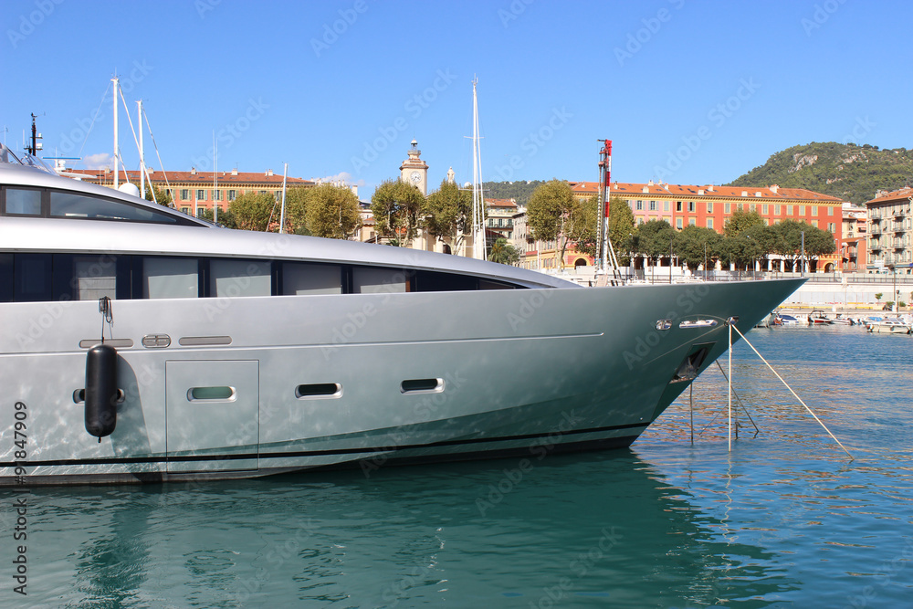 Fototapeta premium Luxury Yacht in Nice