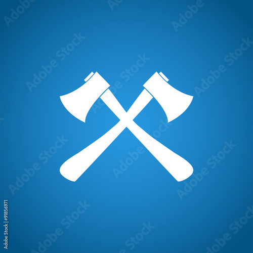 The ax icon. Axe symbol.
