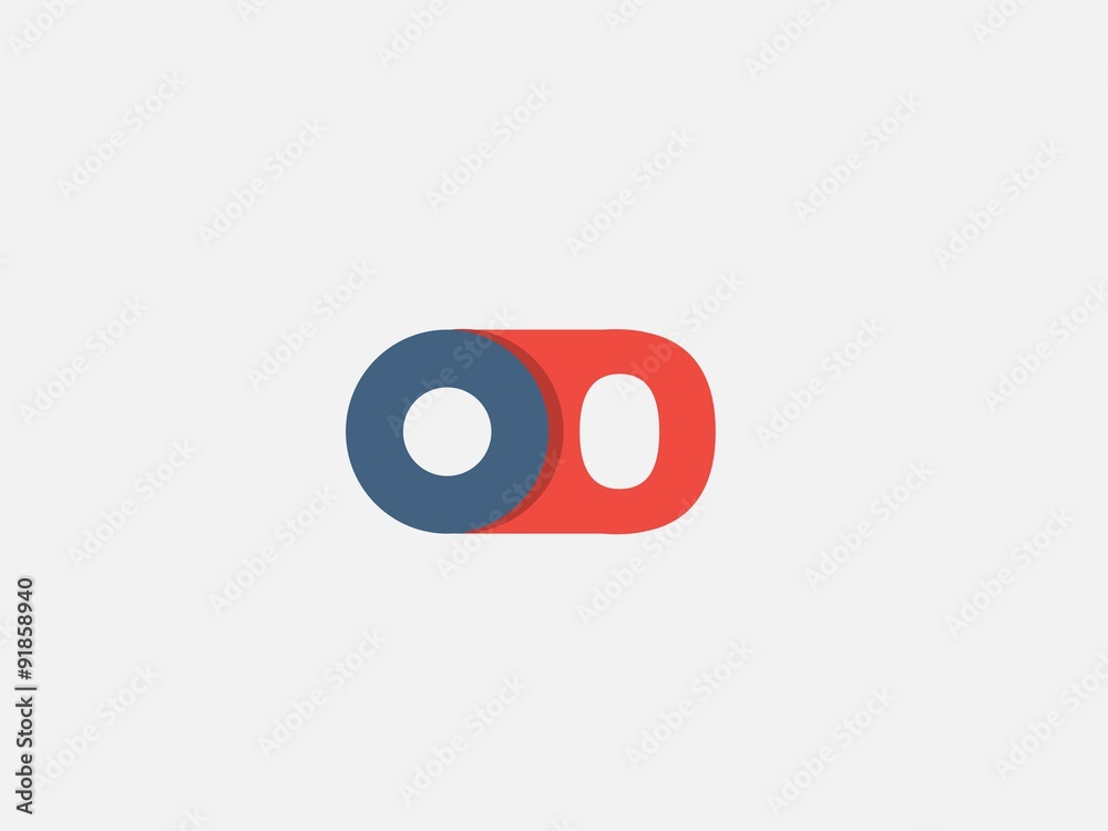Letter O, logo icon design template. Vector business elements. Letter O, logo icon design template. Vector business elements.