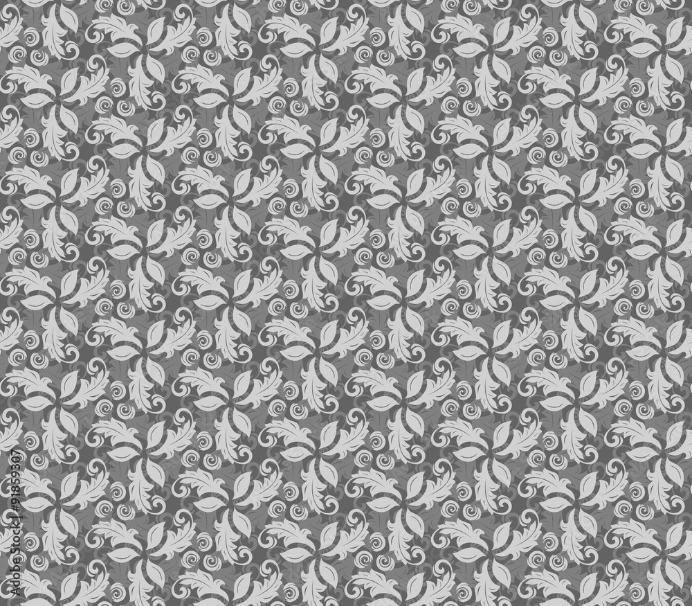 Floral Fine Seamless Vector Pattern Floral Fine Seamless Vector Pattern