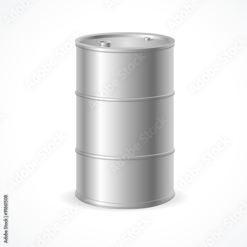 Oil Barrel Drum. Vector