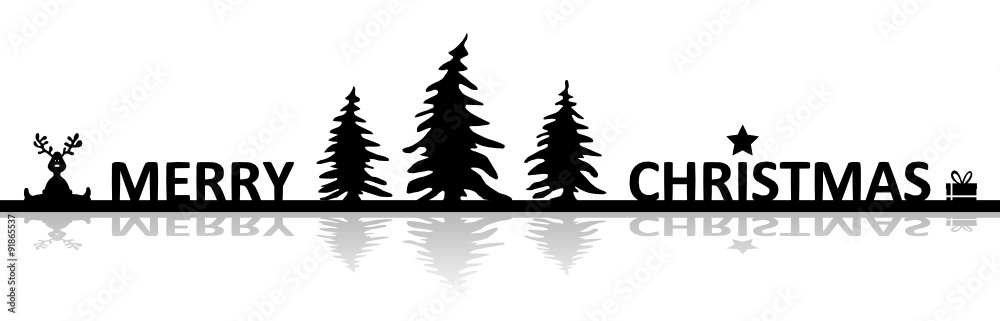 Obraz premium Weihnachtswald