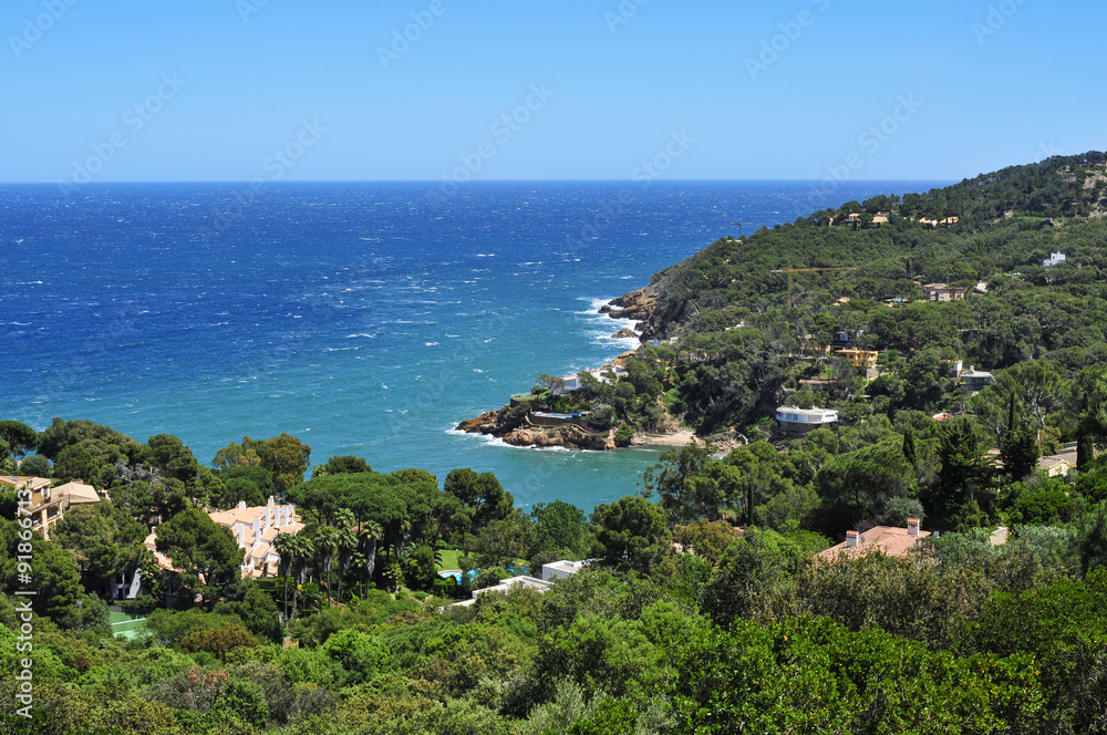 the coast of Begur, in the Costa Brava, Catalonia, Spain