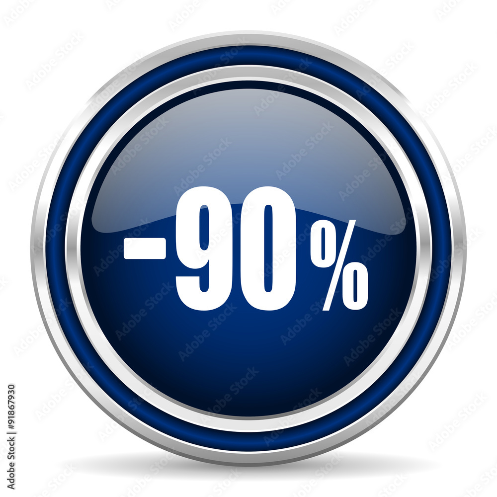 90 percent sale retail icon 90 percent sale retail icon