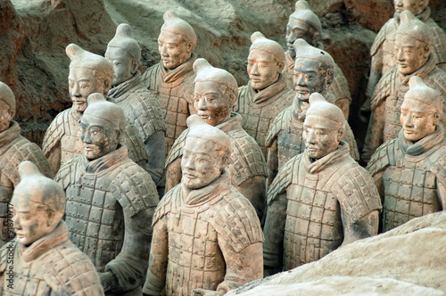 Terracotta Army near the city of Xian, China