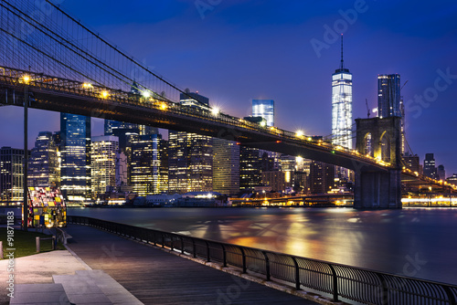 Fototapeta Naklejka Na Ścianę i Meble -  New York  City lights