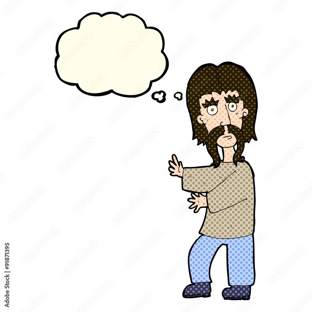 cartoon mustache man with thought bubble cartoon mustache man with thought bubble