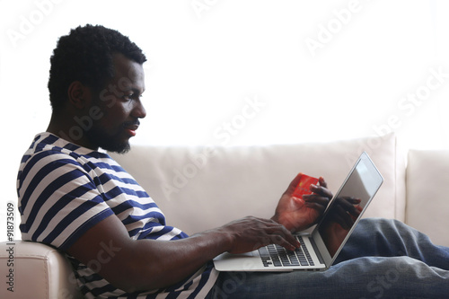 African American man with l...